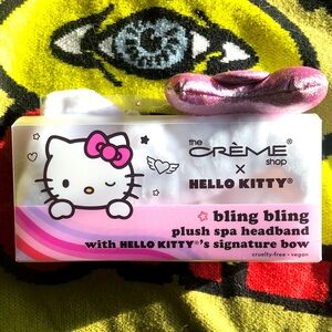 🎀✨🆕Crème Shop x Hello Kitty Limited Edition Bing’d Out Plush Spa Headband!BNIB